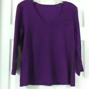 Unmarked purple sweater
